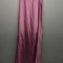 Phicia Sexy Satin Halter Neck Backless Maxi Dress for Women Elegant Tie Cowl Back Formal Wedding Guest Dress for Summer (Pink, XS)