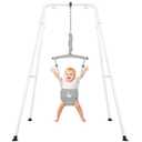 Baby Jumper with Stand, Foldable Baby Bouncer for Infants 6-24 Months