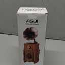 FREEFISH Retro Bluetooth Speaker with FM Radio, Bass, Retro Radio 5.3 Wireless Speaker Vintage Radios Support USB/TF/AUX Player for Home Office Room Outdoor Party, Portable Rechargeable