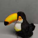 TAMMYFLYFLY Realistic Toucan Bird Stuffed Animal Plush Toy 13.78" Plush Toy Gifts for Kids Birthday Christmas