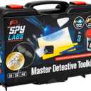 Spy Labs Master Detective Toolkit V2 | Forensic Science Kit | Gather & Document Evidence, Play | Fingerprints, Footprints, Tire Tracks | 32-Page Experiment Storybook