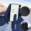 Ski Gloves Men & Women Waterproof 3M Thinsulate Winter Touchscreen Snow Gloves for Snowboard