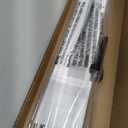 No Tools No Drill Cordless Roman Shades for Indoor Windows 100% Blackout, for Window Size 26" W 48" H White