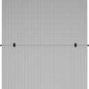 7'W x 6'H Outdoor Shade Blinds Patio Roller Blinds Blackout Shade Outdoor Collapsible Privacy Screen for Gazebo Balcony Porch Carport Patio Window (Light Gray, Foldable)