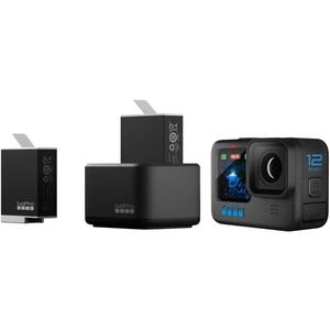 GoPro Dual Battery Charger + 2 Enduro Batteries (HERO12 Black/HERO11 Black/HERO10 Black/HERO9 Black) - Official GoPro Accessory