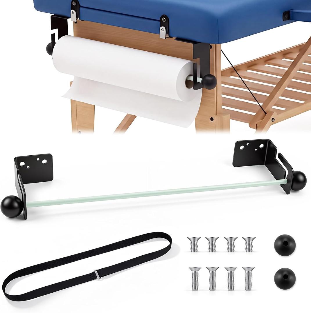 Massage Table Paper Roll Holder for 18 and 21 Inch Rolls