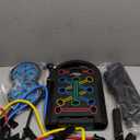 HOTWAVE Push Up Board Fitness, Portable Foldable 20 in 1 Push Up Bar at Home Gym, Pushup Handles for Floor. Professional Strength Training Equipment For Man and Women (Black Advanced Kit)