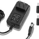12V12.6V 1.0A Massage Gun Charger with Adapter - AC/DC Power Cord for Deep Tissue Massage