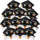 12 Pcs 24 Inch Large Graduations Balloons Class of 2026 Congrats Grad Balloon 2026 Graduation Party Decorations Graduation Hat Foil Balloons for College High School Grad Party Supplies
