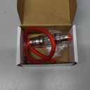 80A AGU Fuse Holder with 8 Gauge AWG 1ft Power Wire - 99.9% Oxygen-Free Copper