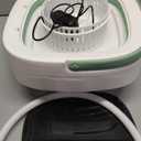 Portable Washing Machine, 12L Upgraded Mini Washing Machine With Spin Basket, Foldable Washer Cleaning for Underwear, Baby Clothes Socks and Small Items, Small Washer for Apartments, Dorm,RV (Green)