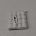 Furnigear Chair Leg Tips Caps Non-Slip Rubber Leg Tips 1 Inner Diameter Chair Leg Floor Protectors Round White, 16 Pack