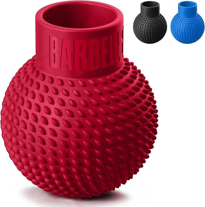 Landmine Attachment for Barbell  Natural Rubber T-Bar Row & Press Landmine Base  Fits 2 Olympic Bars, 360 Rotation for Strength, Squats & Deadlifts (Black)