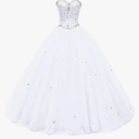 Women's Sweetheart Ball Gown Tulle Quinceanera Dresses Prom Dress 16