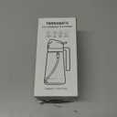 YARRAMATE 16oz/470ml Glass Olive Oil Sprayer for Cooking with Stickers, 2 in 1 Oil Dispenser for Kitchen Gadgets, Food Grade Premium Spray Bottle with Portion Control for Salad, Frying, BBQ (Black)