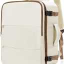 Travel Backpack For Women Men Carry on Backpack Luggage Flight Approved Personal item Travel Bag Essentials Mochila de viaje Laptop College Backpack Large Beige Brown