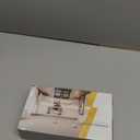 Amerdeco 10 Pack Brushed Gold Kitchen Cabinet Knobs Single Hole Cabinet Pulls Round Gold Drawer Knobs Dresser Knobs and Pulls for Bathroom Cabinets K0012