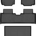 Binmotor-Floor Mats Cargo Liner Set for GMC Terrain/Chevy Equinox 2025 2026, TPE All Weather Car Floor Mat for Chevrolet Equinox Accessories for GMC Terrain Cargo Trunk Mat