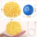 BABORUI Small Dog Toys - Interactive Ball with Cover, Keeps Puppies Busy - Electric Rolling Ball for Small/Medium Dogs (Blue)