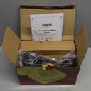 Sangyn Bluetooth Retro Phone with Speakerphone, Bluetooth Landline Telephone, Bluetooth Home Phone with USB Rechargeable Power, Hands-Free Calling & Music Playback, Black