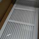 24"Wx8"H Duct Opening Return Air Grille,Air Return Vent Cover Grill for Sidewall and Ceiling,Solid Steel AC Vent Cover HVAC Cold Air Intake Grille Without Filter House,Outer Dimension:25.75WX9.75"H, For 24''W8''H-Duct Opening