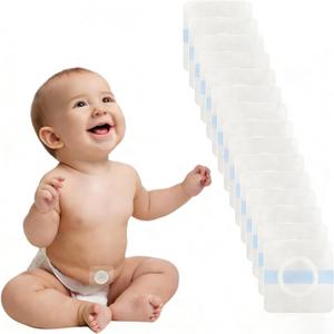 25Pcs Baby Belly Navel Patches Belly Button Patch Umbilica Hernia Belt Baby, Hernia Patch for Infants, Correction Button Wrap Shaper 8×8cm with Water-Resistant Cotton Pads