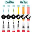 Mr. Pen- Watercolor Brush Pens, 6 Pack, Watercolor Brushes Set, Watercolor Pens for Adults, Water Brush Pen, Water Color Pens, Watercolor Brush Set, Refillable Brush Pen, Water Brushes for Watercolor