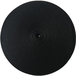 QIANF Eco Friendly Twill Tape Ribbon 100% Cotton Black 1/2 Inch Wide 50 Yard Roll Herringbone Tape(1/2 Inch-50Yard, Black)