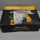 SEEKONE Heat Gun 1800W 122-120250- 650Fast Heating Heavy Duty Hot Air Gun Kit Variable Temperature Control Overheat Protection with 4 Nozzles for Crafts, Shrinking PVC, Stripping Paint(5.2FT)