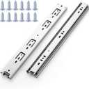 5 Pairs of 12 Inch Full Extension Drawer Slides Mount Ball Bearing Sliding (5Pair 12"L)