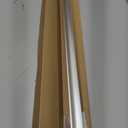 25" Chrome Framed Shower Door Replacement Drip Rail with Shower Door Bottom Sweep and 3 Applied Mounting Tape (25Inch)