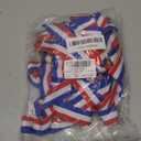 American Flag Bunting Patriotic Pleated Fan Flag USA Flags with Brass Grommets and Zip Ties for 4th of July Memorial Day Decoration Outdoor (4, 1.5x3 Feet)