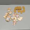 Vintage Easter Decoration Wooden Hanging Ornaments - 36Pcs Vintage Style Rabbits Bunny Wood Cutouts Rustic Farmhouse Spring Tree Decor Home Easter Party Supplies