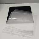 Display Case with Black Velvet Base, Simple Self-Assembly Clear Acrylic Display Box with Lid, 11 Inch Cube Countertop Box for Collectibles, Home Organization (11x11x11 inch)