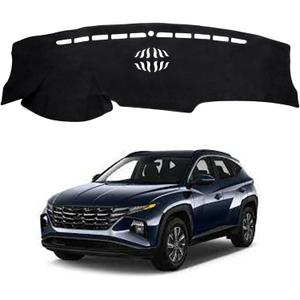 Dashboard Mat Cover for Hyundai Tucson 2022-2024 Nonslip Center Console Sunshield Glare UV Rays Protector Accessories