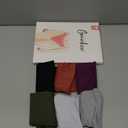 GRANKEE Women's Breathable Seamless Thong Panties No Show Underwear 6 Pack(Black 6 Pack 3XL)