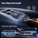 SMARTDEVIL 2 Pack for Google Pixel 8 Pro Privacy Screen Protector with 2 Pack Camera Lens Protector, Finger Print Reader Compatible, Fast & Easy Installation, Clear 9H Tempered Glass Film,