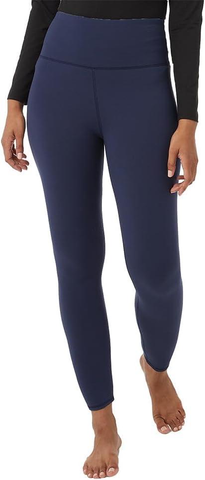 32 Degrees Women's Cozy Heat Base Layer High Waist Legging - Lightweight Long Johns for Cold Weather Layering (S)