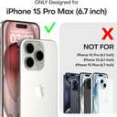 TAURI for iPhone 15 Pro Max Case, with Screen Protectors, Military Grade Drop Protection Shockproof Case for iPhone 15 Pro Max 6.7 Inch Pink