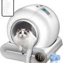 (2025) Self Cleaning Litter Box, Upgraded Robot Automatic Litter Box for Multiple Cats, 65L+9L Extra Large, Features Negative ion Sterilization and Deodorization, APP Control, Health Monitor (White)