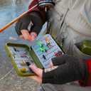 Palmyth Wool Fishing Gloves 3-Cut Fingers Warm for Men and Women Cold Weather Fingerless Gloves for Winter Fly Fishing (Large-X-Large, Black)