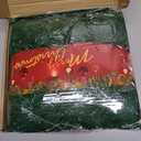 50FT Green Christmas Garland Decorations, Christmas Artificial Pine Greenery Garland Outdoor Indoor Decor, Straight Faux PVC Soft Garland for Stairs Railing Fireplace Window Mantle Home Party Decor