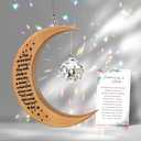 HN HAIINAA Memorial Gifts for Loss of Loved One, Unique Sympathy Gift Idea Crystal Ball Suncatcher, Crystal Ornament Rainbow Maker Bereavement Grief Gift for Loss of Mom Dad Husband Son Daughter