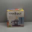 Crock-Pot 6 Quart Programmable Slow Cooker with Timer and Auto Food Warmer Setting, Stainless Steel