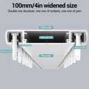 Double Row Curtain Track Ceiling Mounted, Silent Heavy Duty Curtain Track System, Sliding Rails for Curtains, Room Divider for Bedroom Living Room Hospital (Track Ships in Sections with Connectors)