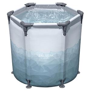 Bestway SaluSpa Glacial Dip Cold Plunge Recovery Ice Bath Pod 1-Person (35.5" x 31.5") | Round Cold Plunge Tub