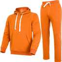 Men's Tracksuit 2 Piece Hoodie Sweat Athletic Sweatsuit Fleece Casual Running Jogging Sport Suit Sets