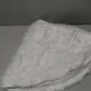 Sattiyrch Faux Fur Christmas Tree Skirt 36",White Xmas Decorations for 6ft Christmas Tree (White, 36in)