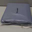 Denim Blackout Curtains for Bedroom Living Room 72 Inches Long 2 Panels Set, Soft Solid Thermal Room Darkening French Door Curtain, Modern Rod Pocket Design, Denim, 40" Wx72 L