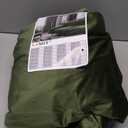 LAMIT 90 Inches Velvet Curtains for Living Room, Olive Green Thermal Insulated Blackout Curtains Luxury Room Darkening Back Tab and Rod Pocket Window Drapes for Bedroom, 2 Panels, 52 x 90 Inch